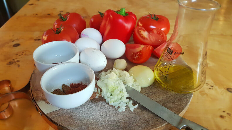 Shakshuka Zutaten