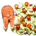 Zucchini-Tomaten Lachs